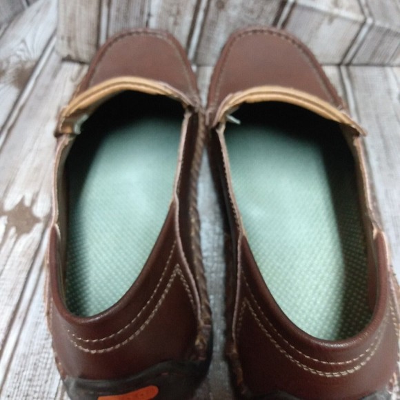 MCEMACHI Men's Brown Leather Loafer Slip On Shoes Casual Fashion Professional 43 - Picture 7 of 8